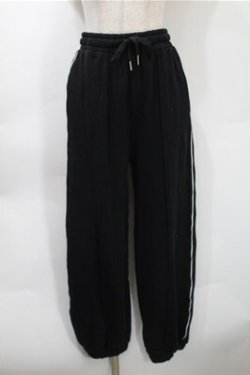 画像1: PUNK / ラインジャージ  黒 S-25-10-31-055-PU-PA-HR-ZS