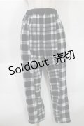 Candy Stripper / チェックパンツ  黒ｘグレー S-25-10-31-056-PU-PA-AS-ZS