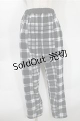 Candy Stripper / チェックパンツ  黒ｘグレー S-25-10-31-056-PU-PA-AS-ZS