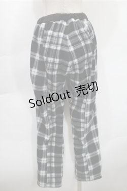 画像2: Candy Stripper / チェックパンツ  黒ｘグレー S-25-10-31-056-PU-PA-AS-ZS