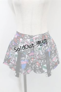 画像1: HYPER CORE / STICKERリングハーネスショートパンツ  マルチ S-25-10-31-057-PU-PA-HR-ZS