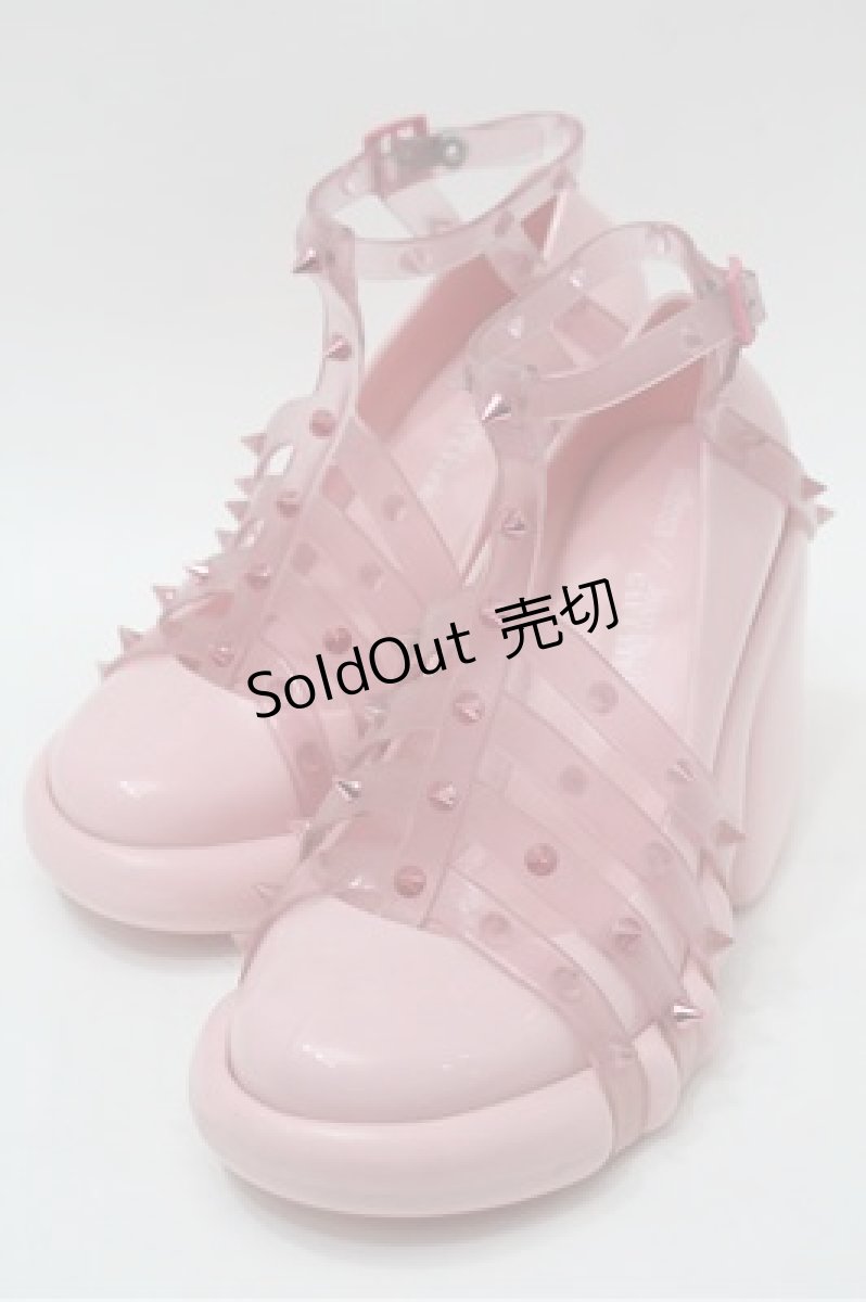 画像1: Jean Paul GAULTIER / melissaコラボサンダル 26.5 ピンク S-25-10-31-009-GO-SH-HR-ZS (1)