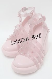 Jean Paul GAULTIER / melissaコラボサンダル 26.5 ピンク S-25-10-31-009-GO-SH-HR-ZS