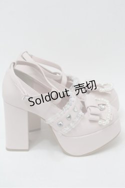 画像3: Ank Rouge / パールチェーンシューズ LL ピンク S-25-10-31-011-CA-ZA-HR-ZS