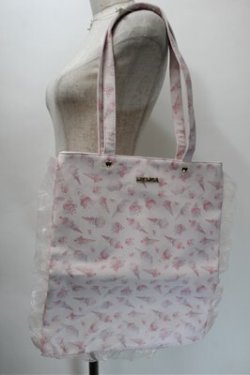 画像1: LIZ LISA / アイスクリーム柄トートバッグ  ピンク S-25-10-31-015-LO-SK-HR-ZS