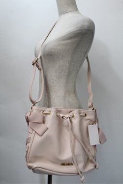 画像1: LIZ LISA / サイドレースアップバッグ  ピンク S-25-10-31-016-LO-BG-HR-ZS