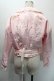 画像2: Swankiss / Poodollサテンジャケット  ピンク S-25-10-31-022-CA-BL-HR-ZS (2)