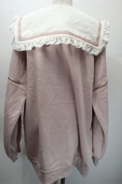 画像2: Ank Rouge / フリルセーラーカラープルオーバー M ピンク S-25-10-31-023-CA-TO-HR-ZS