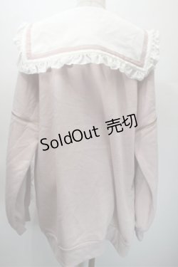 画像2: Ank Rouge / フリルセーラーカラープルオーバー M ピンク S-25-10-31-023-CA-TO-HR-ZS