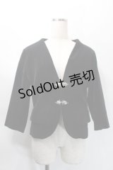 PEACE NOW / ベロアジャケット  黒 S-25-10-31-029-PU-JA-AS-ZS