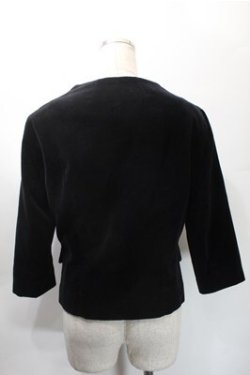 画像2: PEACE NOW / ベロアジャケット  黒 S-25-10-31-029-PU-JA-AS-ZS