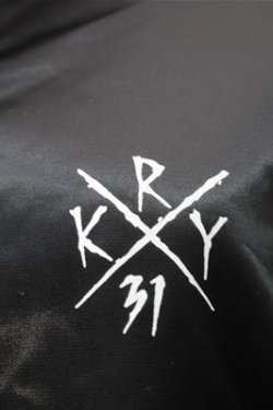 画像4: KRY CLOTHING / サテンブルゾン  黒 S-25-10-31-030-EL-JA-HR-ZS