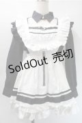 SUSIN / 機械仕掛けのメイドエプロンドレスｘブラウス  黒ｘ白 S-25-10-31-031-LO-OP-HR-ZS