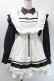 画像1: SUSIN / 機械仕掛けのメイドエプロンドレスxブラウス  黒x白 S-25-10-31-031-LO-OP-HR-ZS (1)