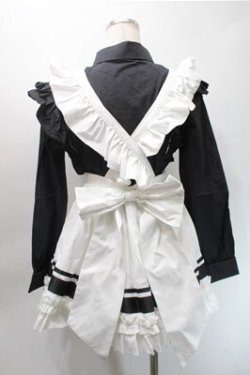 画像2: SUSIN / 機械仕掛けのメイドエプロンドレスxブラウス  黒x白 S-25-10-31-031-LO-OP-HR-ZS