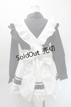 画像2: SUSIN / 機械仕掛けのメイドエプロンドレスｘブラウス  黒ｘ白 S-25-10-31-031-LO-OP-HR-ZS