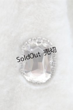 画像3: Ank Rouge / ビジューボタンうさみみファーコート  白 S-25-10-31-032-CA-CO-HR-ZS