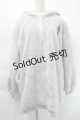 NieR Clothing / ファーブルゾン  グレー S-25-10-31-033-PU-TO-HR-ZS