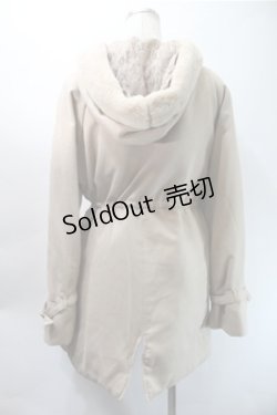 画像2: axes femme / フード付ミドル丈モッズコート  ブラウン S-25-10-31-034-AX-CO-HR-ZS