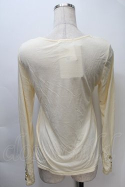 画像2: axes femme / 胸元ビジュー付きプルオーバー  キナリ S-25-11-02-036-AX-TO-HR-ZS