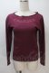 画像1: axes femme / メローインナープルオーバー  パープル S-25-11-02-041-AX-TO-HR-ZS (1)