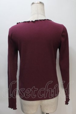 画像2: axes femme / メローインナープルオーバー  パープル S-25-11-02-041-AX-TO-HR-ZS