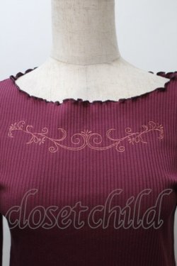 画像3: axes femme / メローインナープルオーバー  パープル S-25-11-02-041-AX-TO-HR-ZS