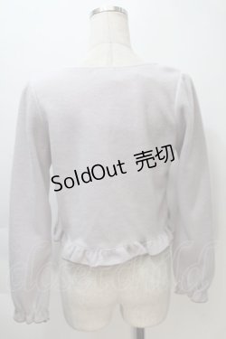 画像2: axes femme POETIQUE / ラビットカメオ刺繍起毛ボレロ  ラベンダー S-25-11-02-044-AX-TO-HR-ZS