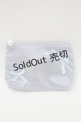 Maison de FLEUR / シナモロール みるく ミニポーチ  サックス S-25-11-02-006-LO-ZA-AS-ZS