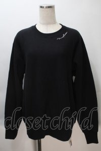PINK HOUSE / メルローズ50周年ロゴ刺繍スウェット  黒 S-25-11-02-049-LO-TO-AS-ZS
