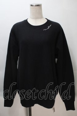 画像1: PINK HOUSE / メルローズ50周年ロゴ刺繍スウェット  黒 S-25-11-02-049-LO-TO-AS-ZS