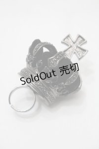 BPN / クロスクラウンリング  黒 S-25-11-02-007-GO-AC-AS-ZS