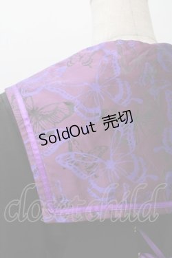 画像4: BLOOD SUPPLY（海外ブランド） / セーラージャケット+プリーツスカート  黒ｘ紫 S-25-11-02-051-GO-TO-HR-ZS