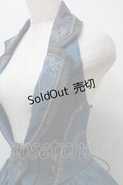 画像4: Ozz oneste / Midnight Masquerade ベストスカート  ブルー S-25-11-02-053-OO-OP-HR-ZS