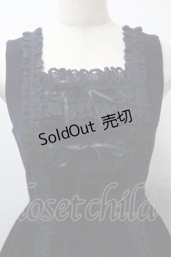 画像3: BABY,THE STARS SHINE BRIGHT / 別珍レースフリルジャンパースカート  紺 S-25-11-02-054-BA-OP-AS-ZS