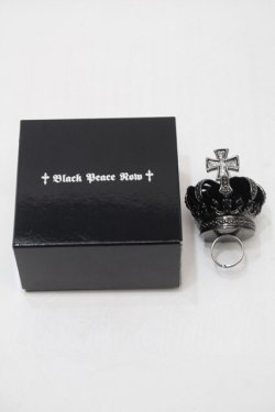 画像3: BPN / クロスクラウンリング  黒 S-25-11-02-007-GO-AC-AS-ZS