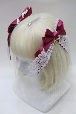 画像5: BABY,THE STARS SHINE BRIGHT / 裾スカラップタータンチェックジャンパースカート＆リボンコームセット  ピンク S-25-11-02-059-BA-OP-AS-ZS