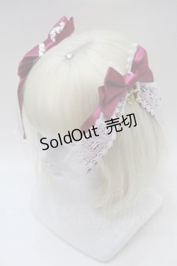 画像5: BABY,THE STARS SHINE BRIGHT / 裾スカラップタータンチェックジャンパースカート＆リボンコームセット  ピンク S-25-11-02-059-BA-OP-AS-ZS