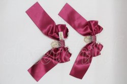 画像7: BABY,THE STARS SHINE BRIGHT / 裾スカラップタータンチェックジャンパースカート＆リボンコームセット  ピンク S-25-11-02-059-BA-OP-AS-ZS