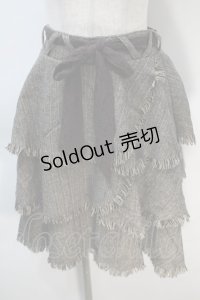 axes femme / ティアードスカート  ブラウン S-25-11-02-062-AX-TO-HR-ZS