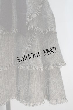 画像3: axes femme / ティアードスカート  ブラウン S-25-11-02-062-AX-TO-HR-ZS