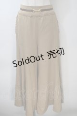 axes femme / ワイドパンツ  ベージュ S-25-11-02-065-AX-PA-AS-ZS