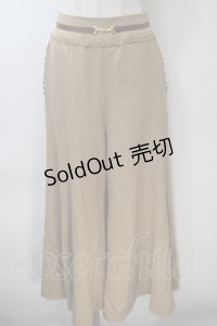 axes femme / ワイドパンツ  ベージュ S-25-11-02-065-AX-PA-AS-ZS