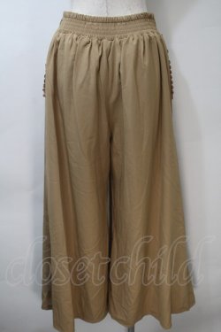 画像2: axes femme / ワイドパンツ  ベージュ S-25-11-02-065-AX-PA-AS-ZS