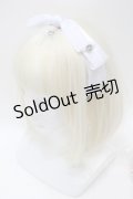 LOLITA / カチューシャ  白 S-25-11-02-010-LO-AC-AS-ZS