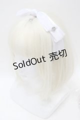 LOLITA / カチューシャ  白 S-25-11-02-010-LO-AC-AS-ZS