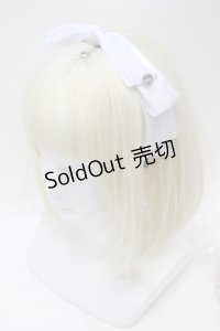 LOLITA / カチューシャ  白 S-25-11-02-010-LO-AC-AS-ZS