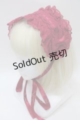 BABY,THE STARS SHINE BRIGHT / シェリルレーシィヘッドドレス  エンジ S-25-11-02-012-BA-AC-HR-ZS