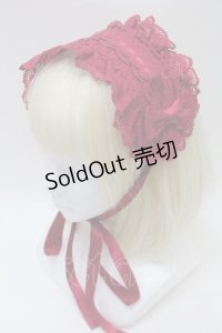 BABY,THE STARS SHINE BRIGHT / シェリルレーシィヘッドドレス  エンジ S-25-11-02-012-BA-AC-HR-ZS