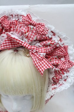 画像4: BABY,THE STARS SHINE BRIGHT / Floriana Ribbonボンネット  赤 S-25-11-02-013-BA-AC-AS-ZS